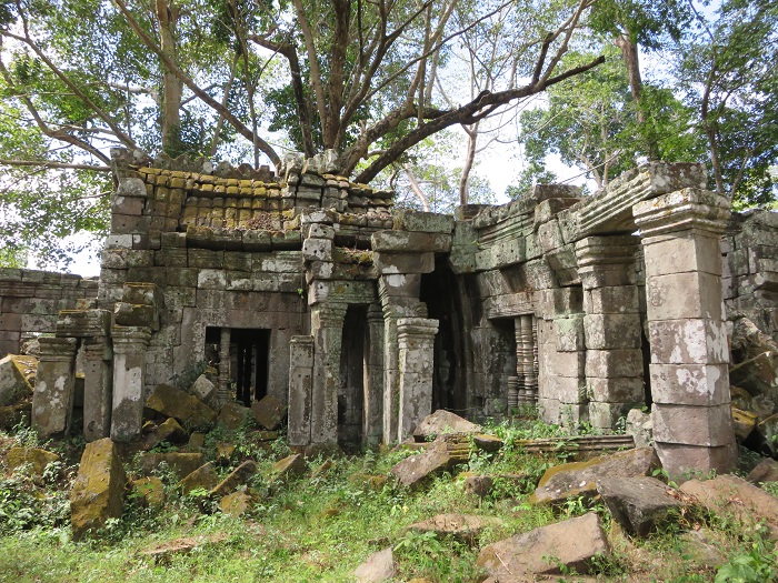 temple Cambodge Prasat Preah colonnes